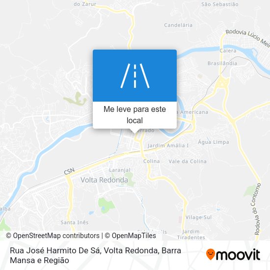 Rua José Harmito De Sá mapa