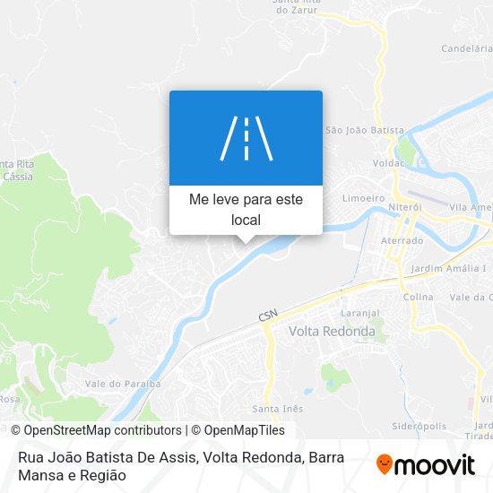 Rua João Batista De Assis mapa
