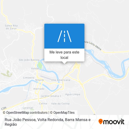 Rua João Pessoa mapa