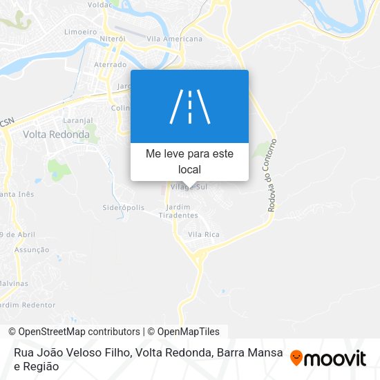 Rua João Veloso Filho mapa