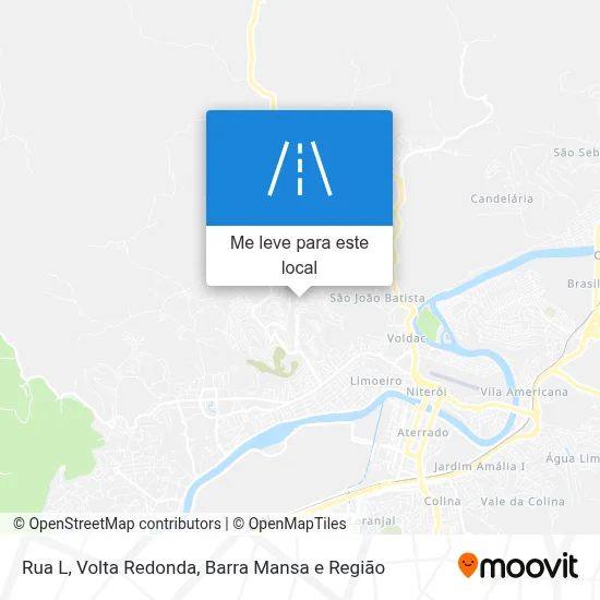 Rua L mapa