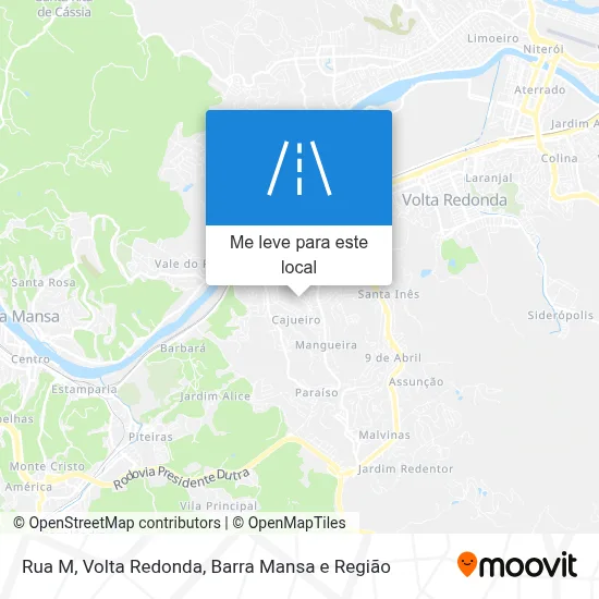 Rua M mapa