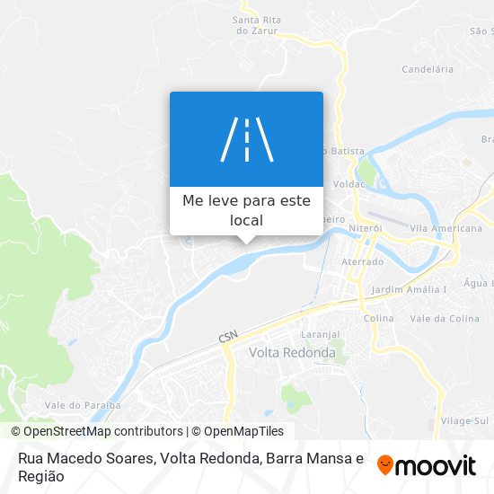 Rua Macedo Soares mapa