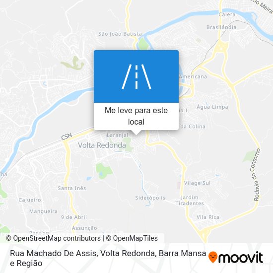 Rua Machado De Assis mapa