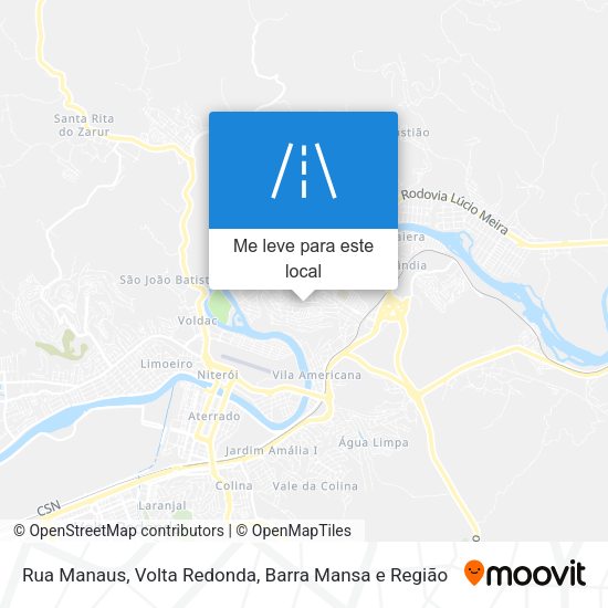 Rua Manaus mapa