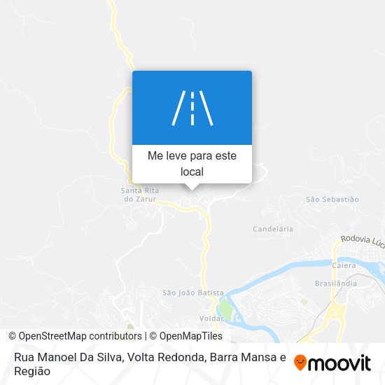 Rua Manoel Da Silva mapa
