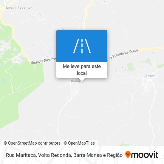 Rua Maritaca mapa