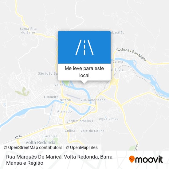 Rua Marquês De Maricá mapa