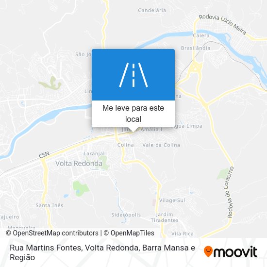 Rua Martins Fontes mapa