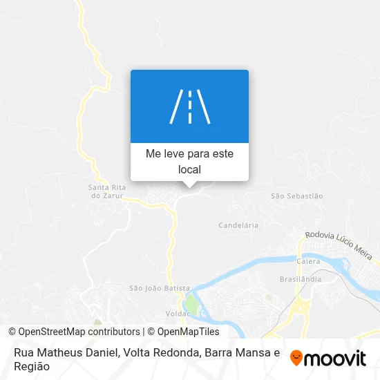 Rua Matheus Daniel mapa