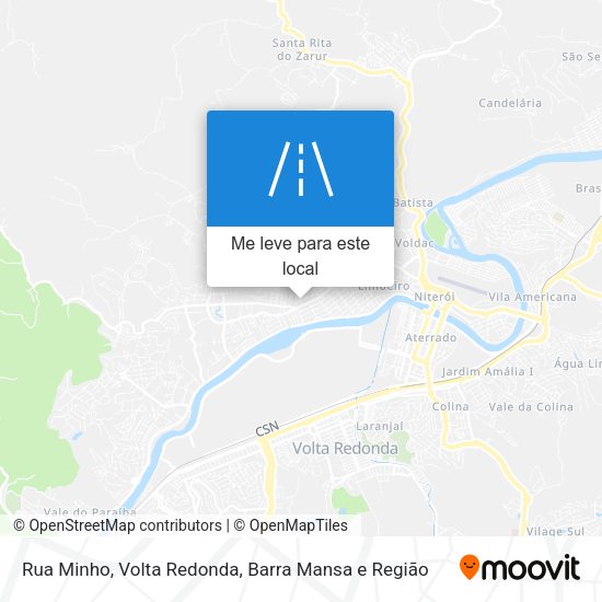 Rua Minho mapa