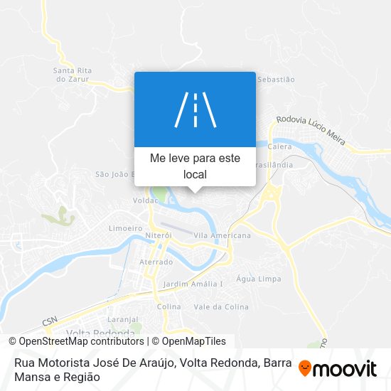 Rua Motorista José De Araújo mapa