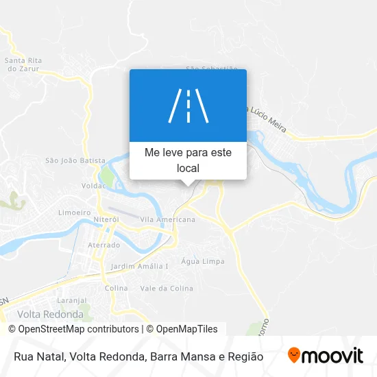 Rua Natal mapa