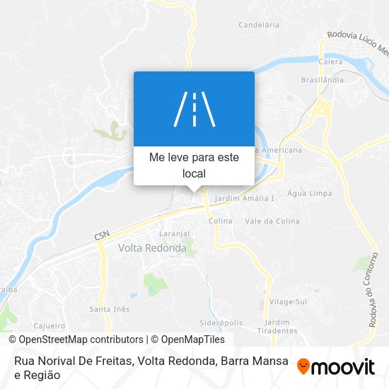 Rua Norival De Freitas mapa