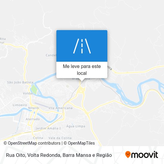 Rua Oito mapa