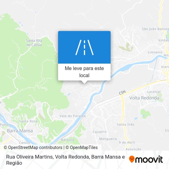 Rua Oliveira Martins mapa