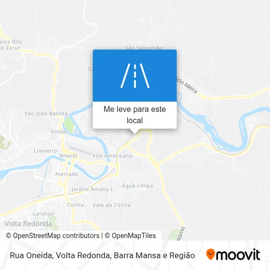 Rua Oneida mapa