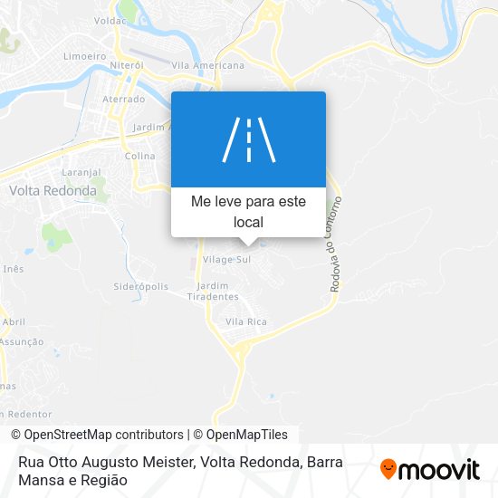 Rua Otto Augusto Meister mapa