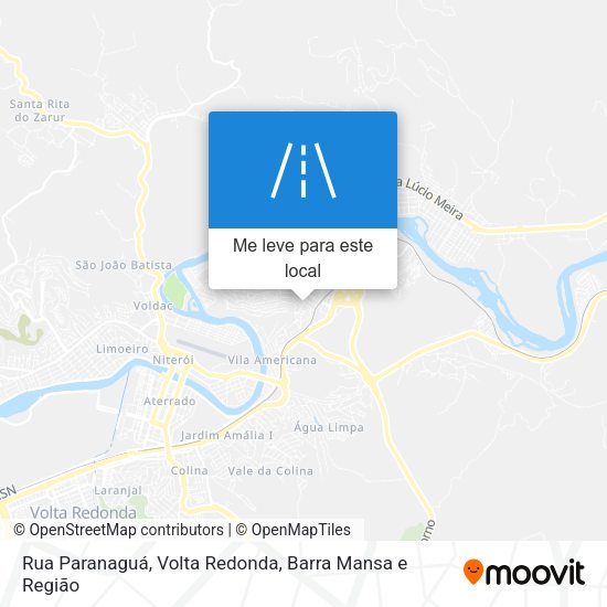 Rua Paranaguá mapa