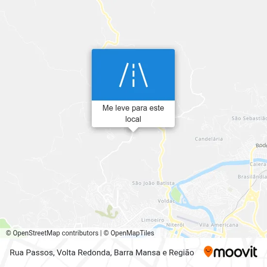 Rua Passos mapa