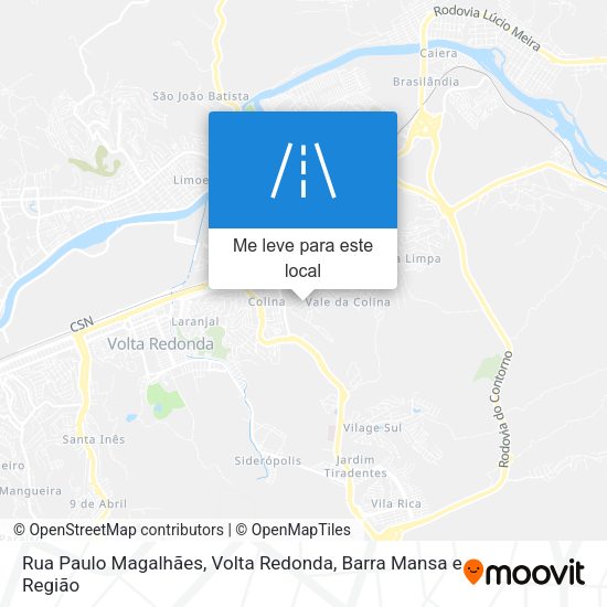 Rua Paulo Magalhães mapa