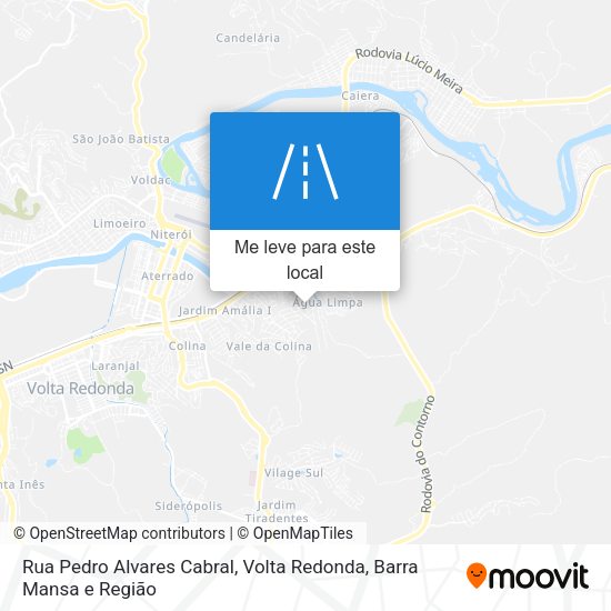 Rua Pedro Alvares Cabral mapa