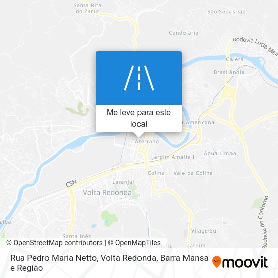 Rua Pedro Maria Netto mapa