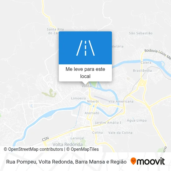 Rua Pompeu mapa