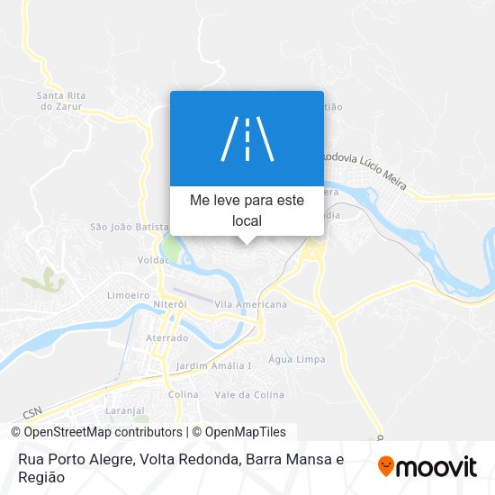 Rua Porto Alegre mapa