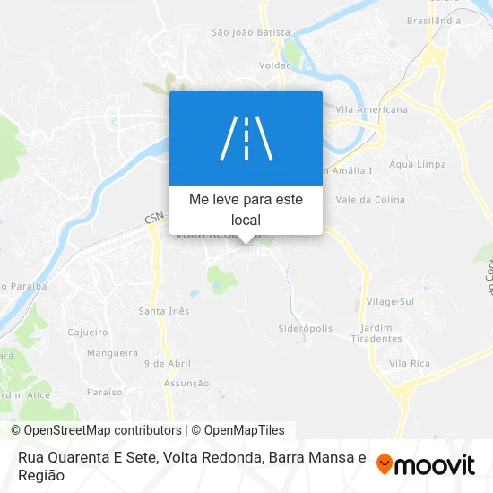Rua Quarenta E Sete mapa