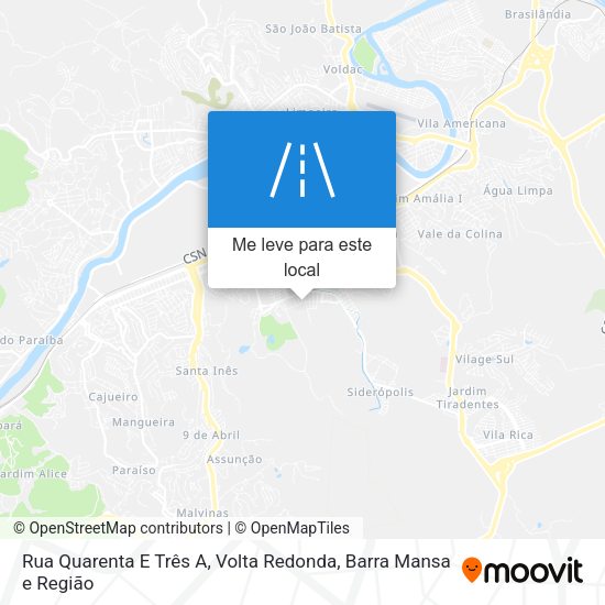 Rua Quarenta E Três A mapa