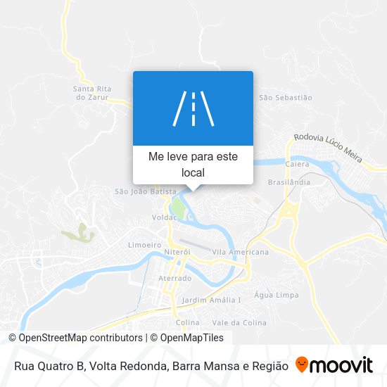 Rua Quatro B mapa