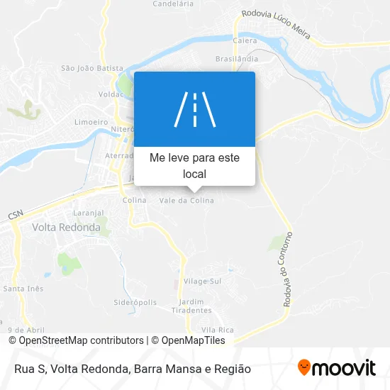 Rua S mapa
