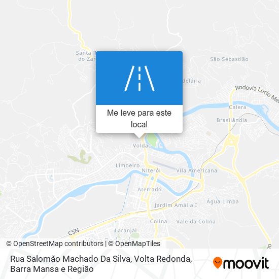 Rua Salomão Machado Da Silva mapa