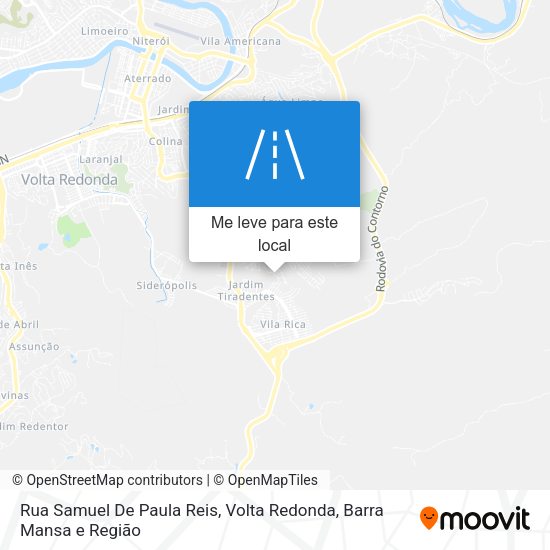 Rua Samuel De Paula Reis mapa