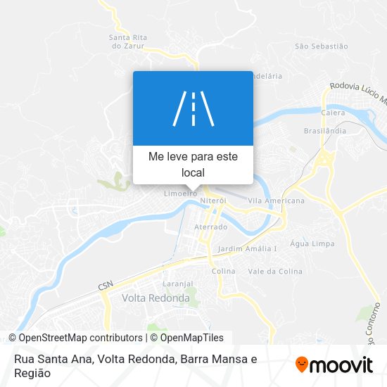 Rua Santa Ana mapa