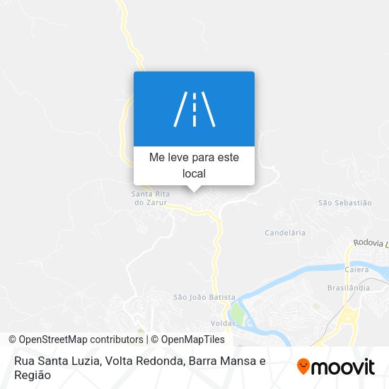 Rua Santa Luzia mapa