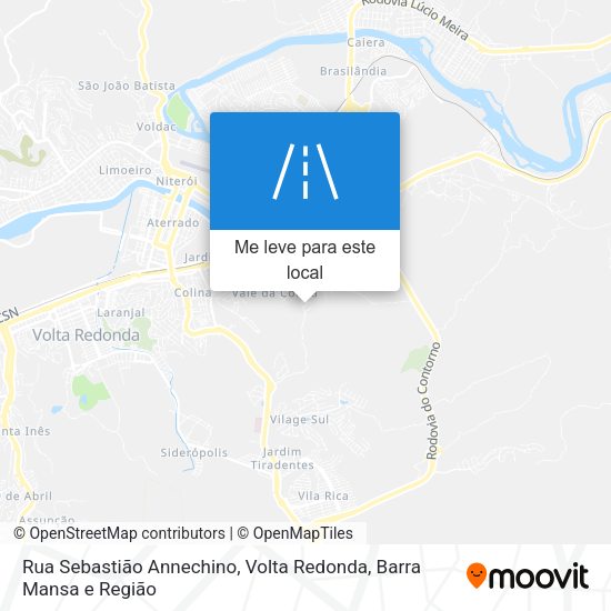 Rua Sebastião Annechino mapa