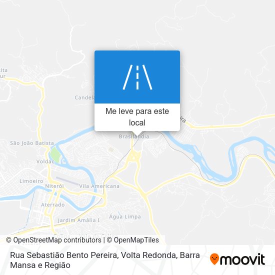 Rua Sebastião Bento Pereira mapa