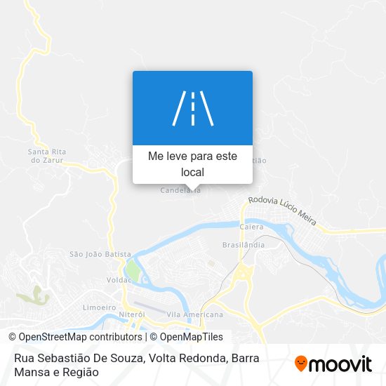 Rua Sebastião De Souza mapa