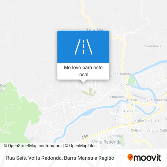 Rua Seis mapa