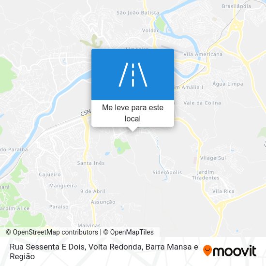 Rua Sessenta E Dois mapa