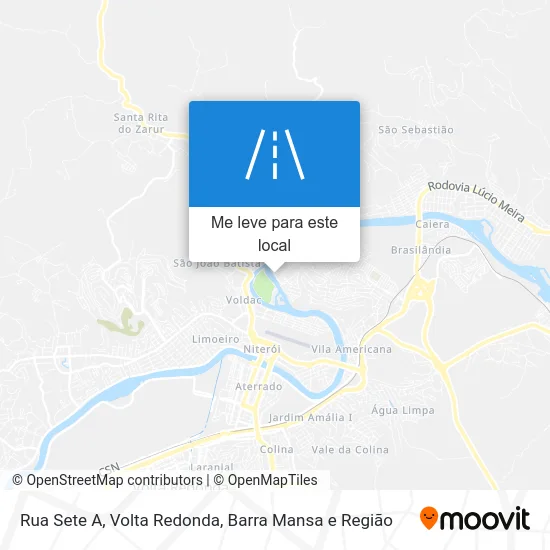 Rua Sete A mapa