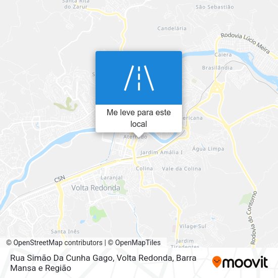 Rua Simão Da Cunha Gago mapa
