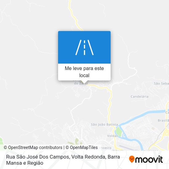 Rua São José Dos Campos mapa