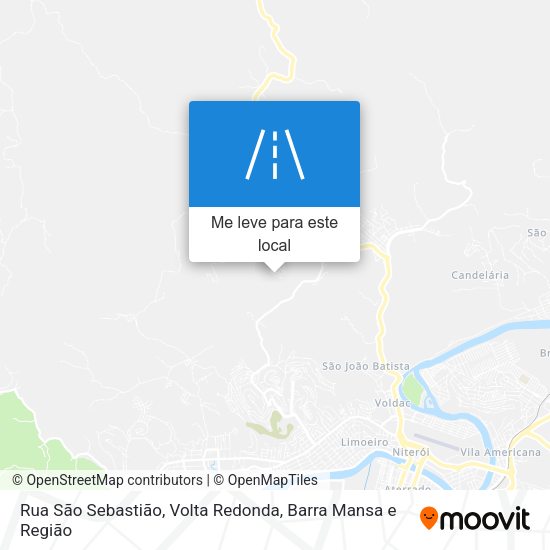 Rua São Sebastião mapa