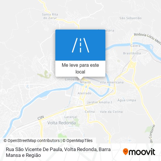 Rua São Vicente De Paula mapa