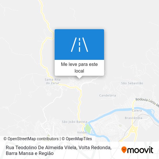 Rua Teodolino De Almeida Vilela mapa