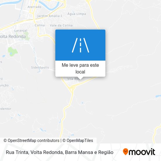 Rua Trinta mapa