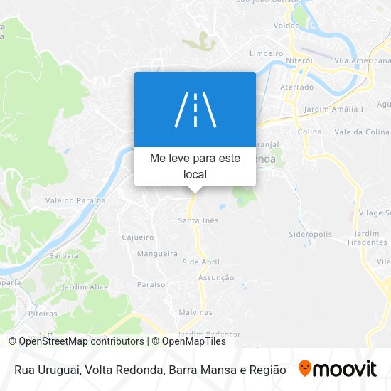 Rua Uruguai mapa